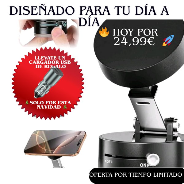 MagDockPro™ - El Soporte Magnético que TU COCHE Merece
