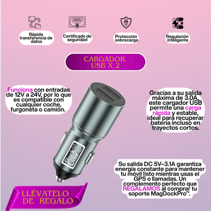 MagDockPro™ - El Soporte Magnético que TU COCHE Merece